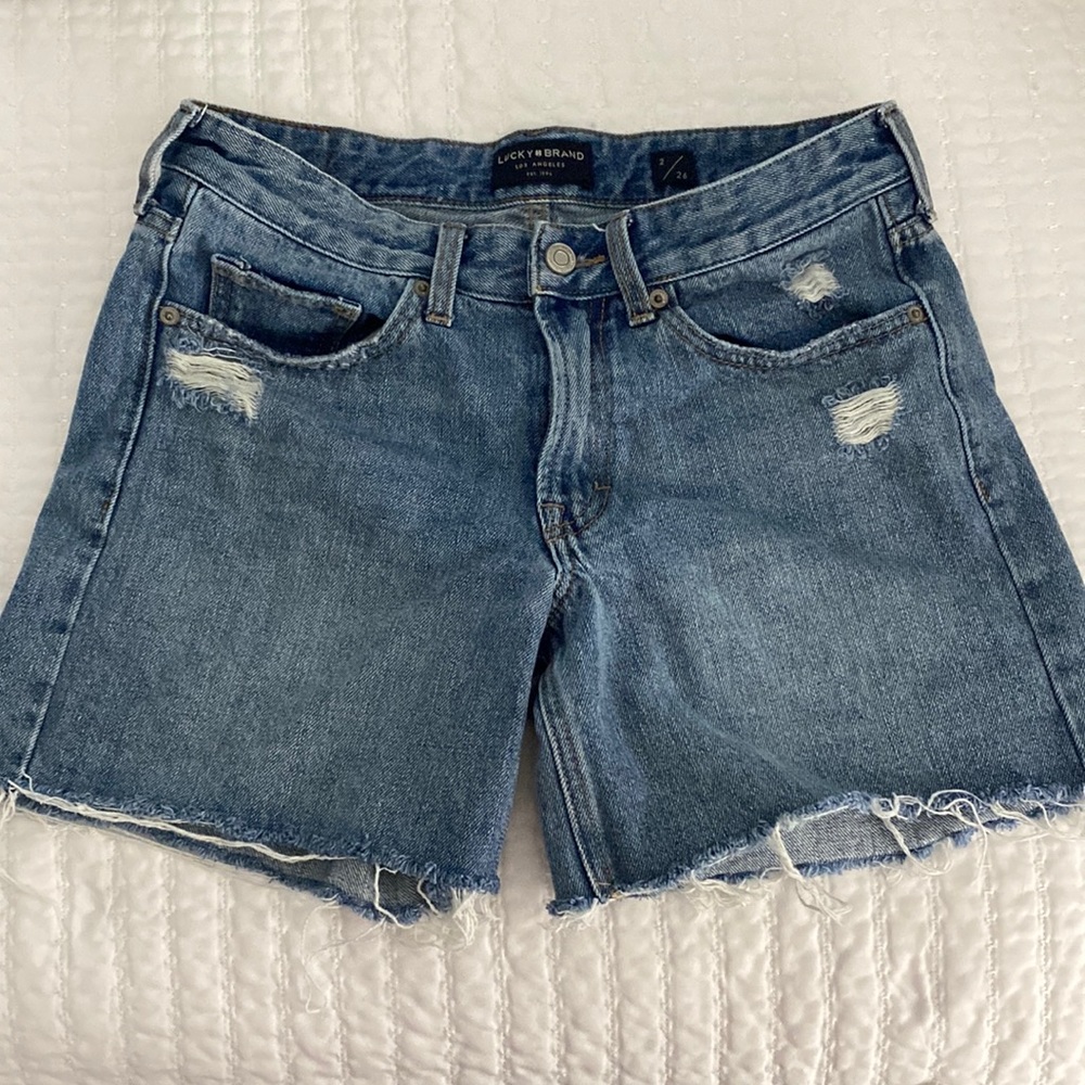 Lucky Brand Boyfriend Jean Shorts
